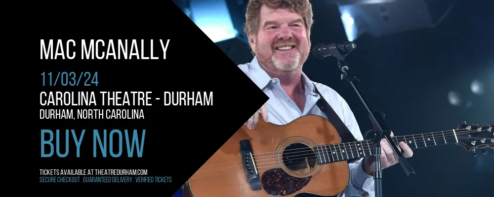 Mac McAnally at Carolina Theatre